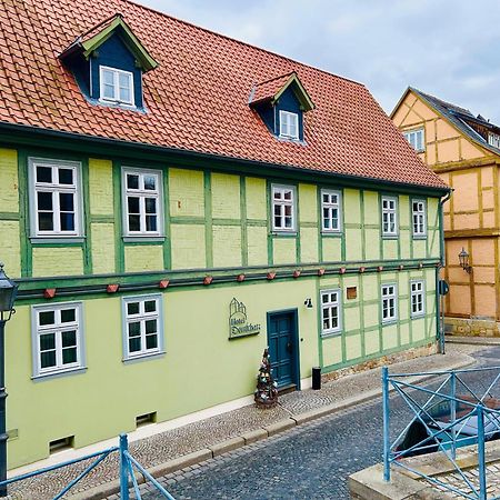 Hotel Domschatz เควดลินบวร์ก ภายนอก รูปภาพ